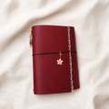 Burgundy Trifold Journal (Gold Hardware)
